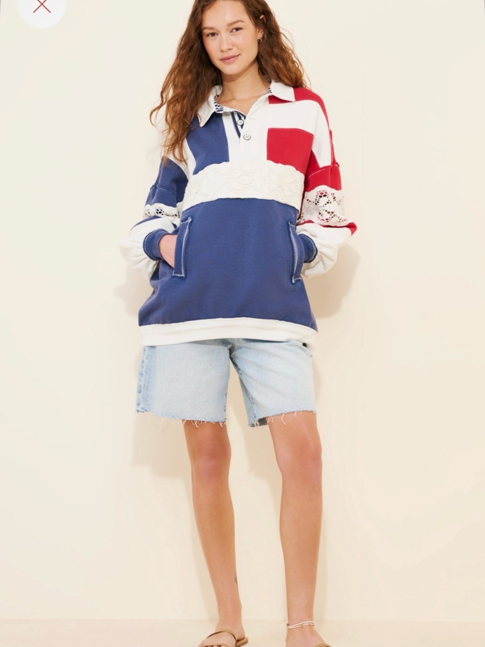 Free People American Dream Polo